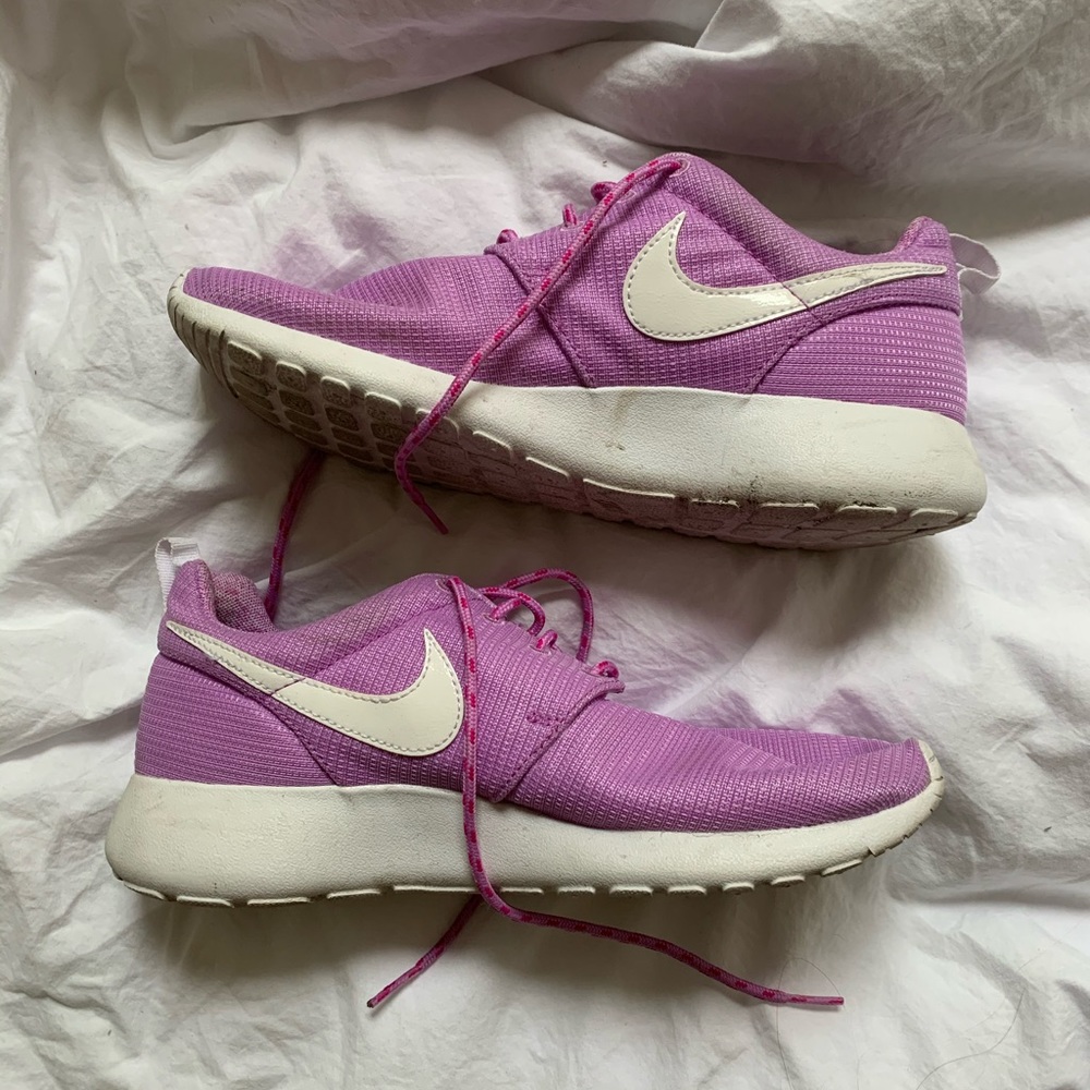 Pink nike sneakers